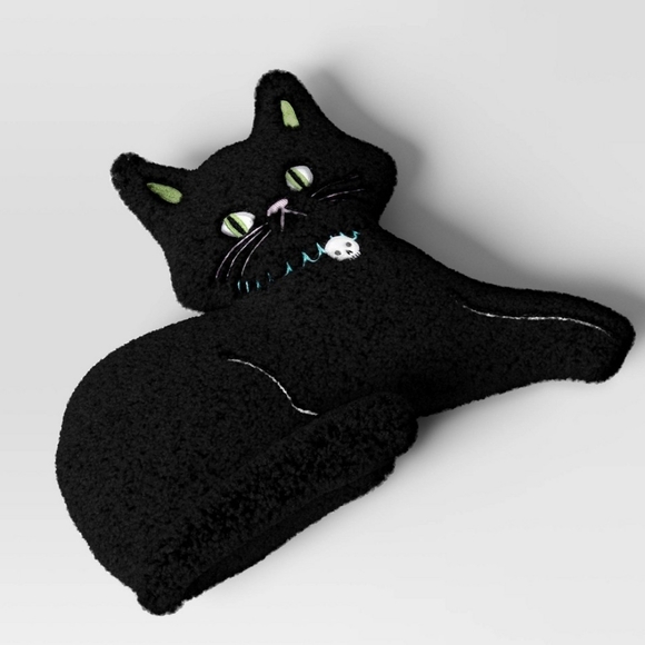 Hyde & EEK! Black Cat Throw Pillow Target Halloween 2025 - Picture 4 of 12